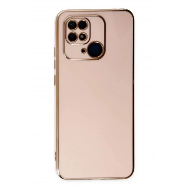 Mey İthalat®   Redmi 10C Kılıf Volet Silikon - Pembe