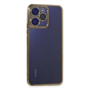 Mey İthalat®   Redmi 12 Kılıf  Lensli Silikon - Gold