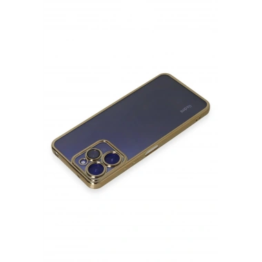 Mey İthalat®   Redmi 12 Kılıf  Lensli Silikon - Gold