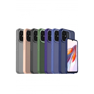 Mey İthalat® Redmi 12C Kılıf Elegant Kapak - Yeşil