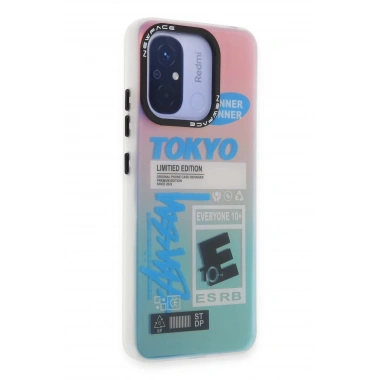 Mey İthalat®   Redmi 12C Kılıf Estoril Desenli Kapak - Estoril - 1