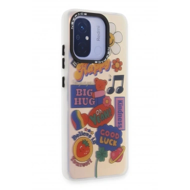 Mey İthalat®   Redmi 12C Kılıf Estoril Desenli Kapak - Estoril - 15