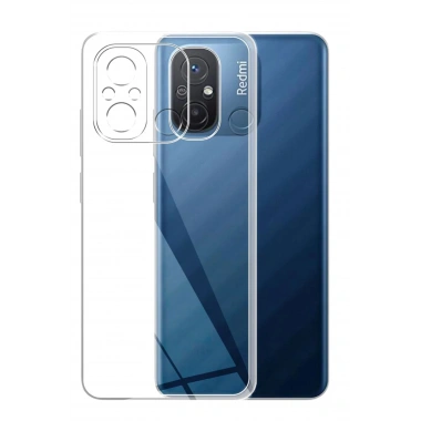 Mey İthalat®   Redmi 12C Kılıf Lüx Şeffaf Silikon