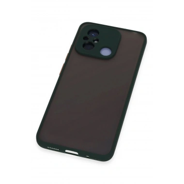Mey İthalat®   Redmi 12C Kılıf Montreal Silikon Kapak - Yeşil