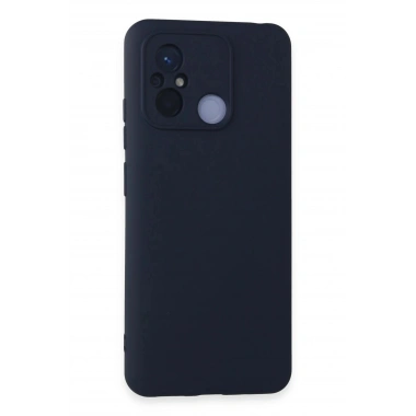 Mey İthalat®   Redmi 12C Kılıf Nano içi Kadife Silikon - Lacivert