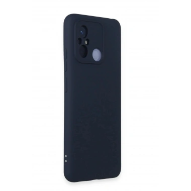 Mey İthalat®   Redmi 12C Kılıf Nano içi Kadife Silikon - Lacivert