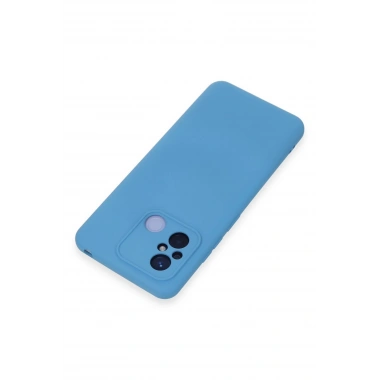 Mey İthalat®   Redmi 12C Kılıf Nano içi Kadife Silikon - Mavi
