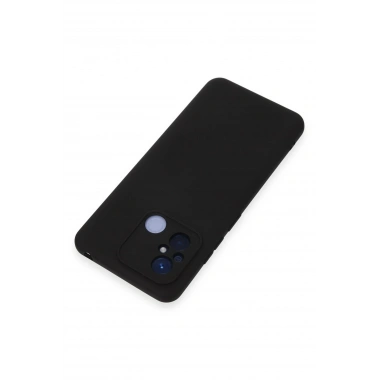 Mey İthalat®   Redmi 12C Kılıf Nano içi Kadife Silikon - Siyah