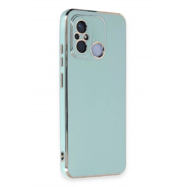 Mey İthalat®   Redmi 12C Kılıf Volet Silikon - Açık Yeşil