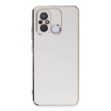 Mey İthalat®   Redmi 12C Kılıf Volet Silikon - Beyaz