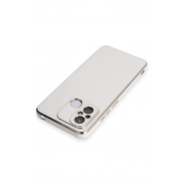 Mey İthalat®   Redmi 12C Kılıf Volet Silikon - Beyaz