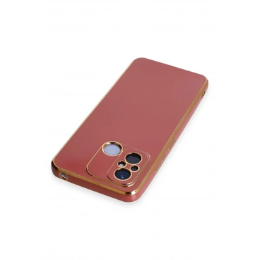 Mey İthalat®   Redmi 12C Kılıf Volet Silikon - Kırmızı