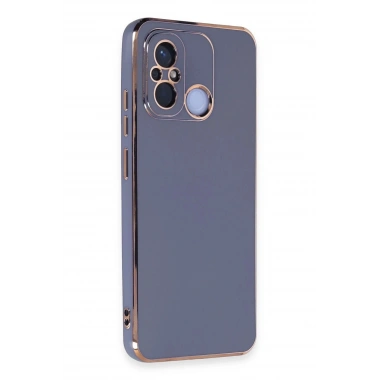 Mey İthalat®   Redmi 12C Kılıf Volet Silikon - Mavi