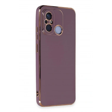 Mey İthalat®   Redmi 12C Kılıf Volet Silikon - Mor