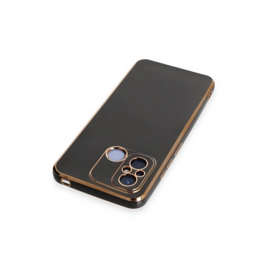 Mey İthalat®   Redmi 12C Kılıf Volet Silikon - Siyah