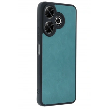Mey İthalat®   Redmi 13 4G Kılıf Aras Deri Kapak - Açık Yeşil