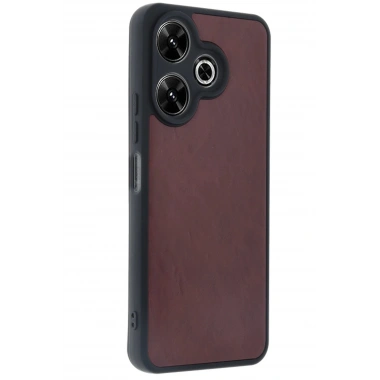 Mey İthalat®   Redmi 13 4G Kılıf Aras Deri Kapak - Bordo