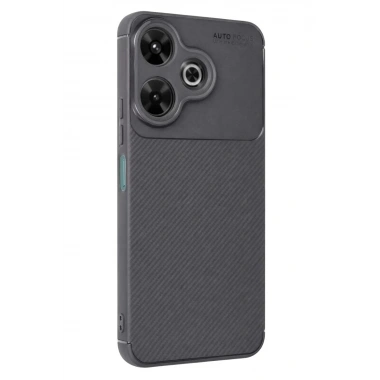 Mey İthalat®   Redmi 13 4G Kılıf Auto Focus Karbon Kapak - Gri