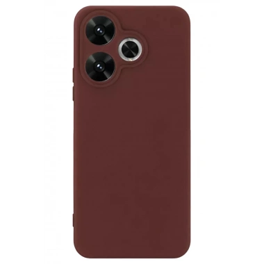 Mey İthalat®   Redmi 13 4G Kılıf First Silikon - Bordo