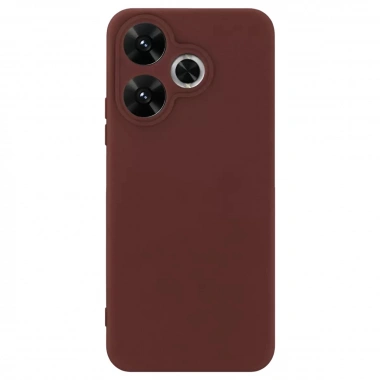 Mey İthalat®   Redmi 13 4G Kılıf First Silikon - Bordo