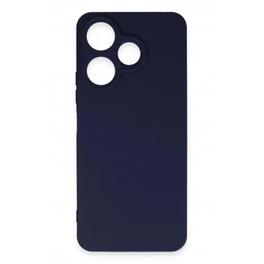 Mey İthalat®   Redmi 13 4G Kılıf First Silikon - Lacivert