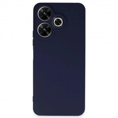 Mey İthalat®   Redmi 13 4G Kılıf First Silikon - Lacivert