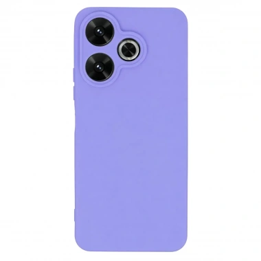 Mey İthalat®   Redmi 13 4G Kılıf First Silikon - Lila