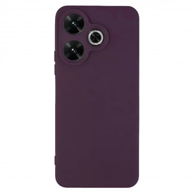 Mey İthalat®   Redmi 13 4G Kılıf First Silikon - Mürdüm