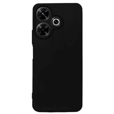Mey İthalat®   Redmi 13 4G Kılıf First Silikon - Siyah
