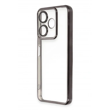 Mey İthalat®   Redmi 13 4G Kılıf  Lensli Silikon - Siyah