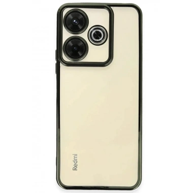 Mey İthalat®   Redmi 13 4G Kılıf  Lensli Silikon - Yeşil