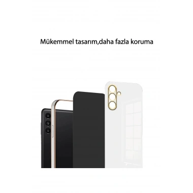 Mey İthalat®   Redmi 13 4G Kılıf Volet Silikon - Siyah