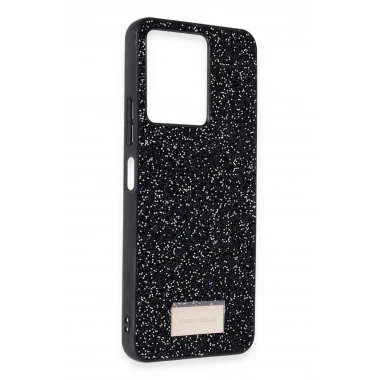 Mey İthalat®   Redmi 13C Bright Simli Kapak - Derin Mor