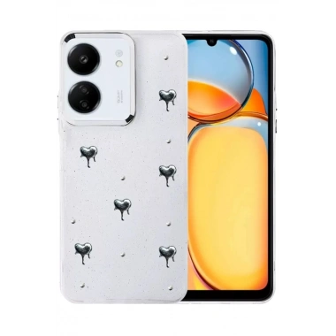 Mey İthalat®   Redmi 13C Fiyonk Desenli Kapak - Desen 1