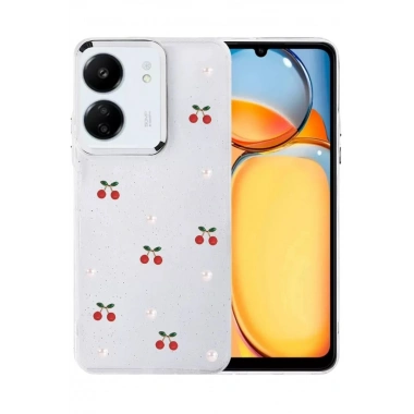 Mey İthalat®   Redmi 13C Fiyonk Desenli Kapak - Desen 9