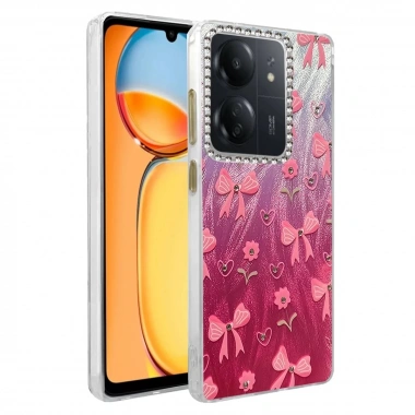 Mey İthalat® Redmi 13C Kılıf Blade Aynalı Desenli Kapak - Desen 3