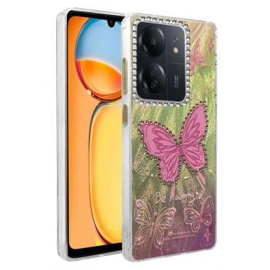 Mey İthalat® Redmi 13C Kılıf Blade Aynalı Desenli Kapak - Desen 5