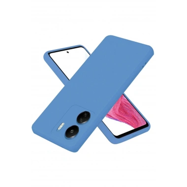 Mey İthalat®   Redmi 13C Kılıf First Silikon - Mavi