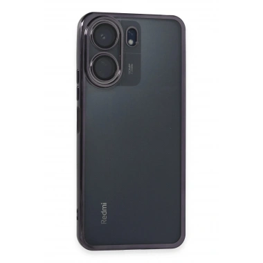 Mey İthalat®   Redmi 13C Kılıf  Lensli Silikon - Mor