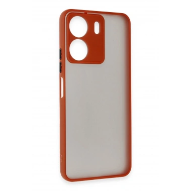 Mey İthalat®   Redmi 13C Kılıf Montreal Silikon Kapak - Kırmızı