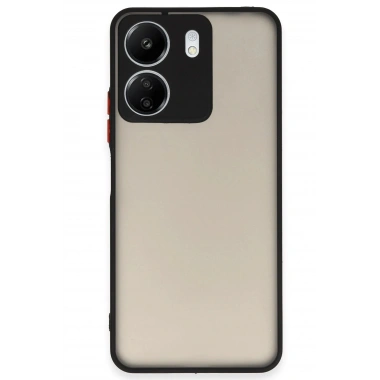 Mey İthalat®   Redmi 13C Kılıf Montreal Silikon Kapak - Siyah
