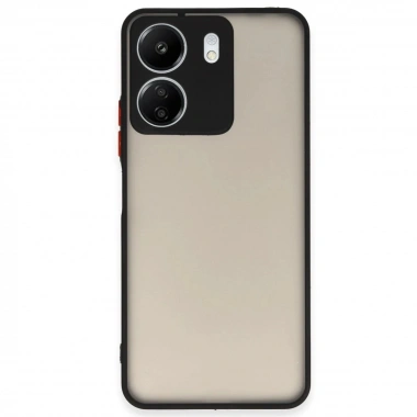 Mey İthalat®   Redmi 13C Kılıf Montreal Silikon Kapak - Siyah