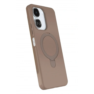 Mey İthalat®   Redmi 13C Regal Magsafe Standlı Kapak - Çöl Titanyum