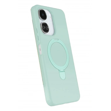Mey İthalat®   Redmi 13C Regal Magsafe Standlı Kapak - Su Yeşili