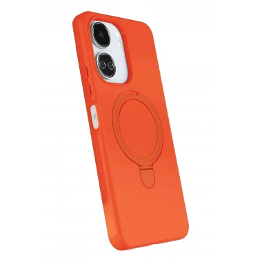 Mey İthalat®   Redmi 13C Regal Magsafe Standlı Kapak - Turuncu