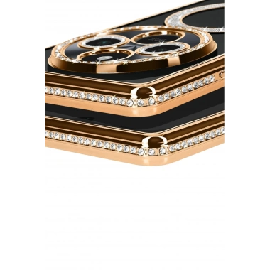 Mey İthalat®   Redmi 14C Joke Simli Magneticsafe Kılıf - Gold