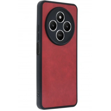 Mey İthalat®   Redmi 14C Kılıf Aras Deri Kapak - Kırmızı