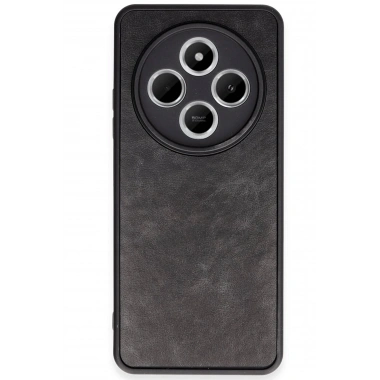 Mey İthalat®   Redmi 14C Kılıf Aras Deri Kapak - Siyah