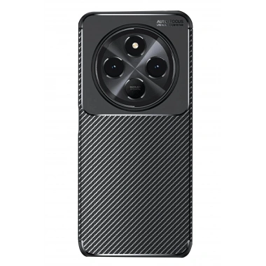 Mey İthalat®   Redmi 14C Kılıf Auto Focus Karbon Kapak - Siyah