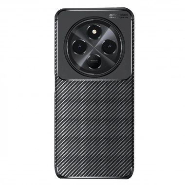 Mey İthalat®   Redmi 14C Kılıf Auto Focus Karbon Kapak - Siyah